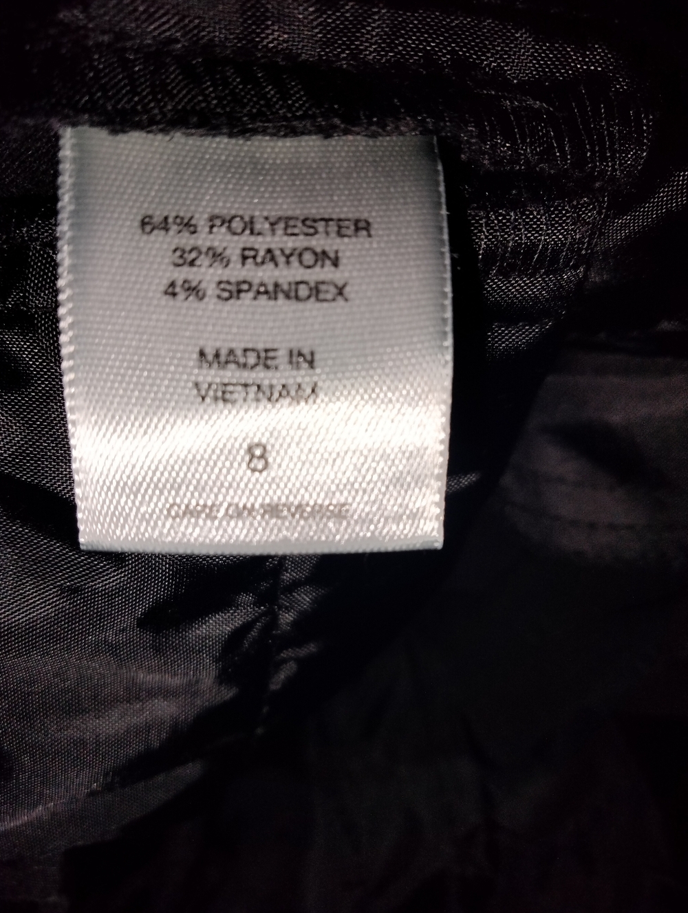 New York & Company (Size 8) Classic Black Stretch Paperbag Belted Wide-Leg Pants - Picture 8 of 14